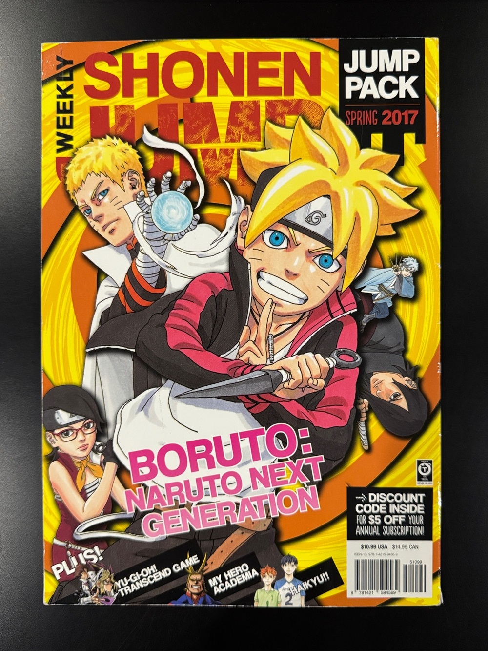 Shonen Jump Pack Weekly Magazine (Spring 2017) - Collectible Manga Magazine